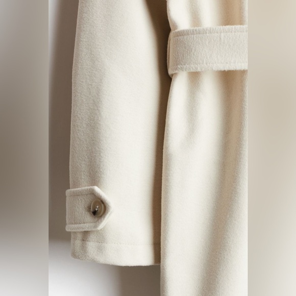 Brushed finished twill trench coat small - Picture 4 of 9